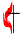 tiny Methodist cross